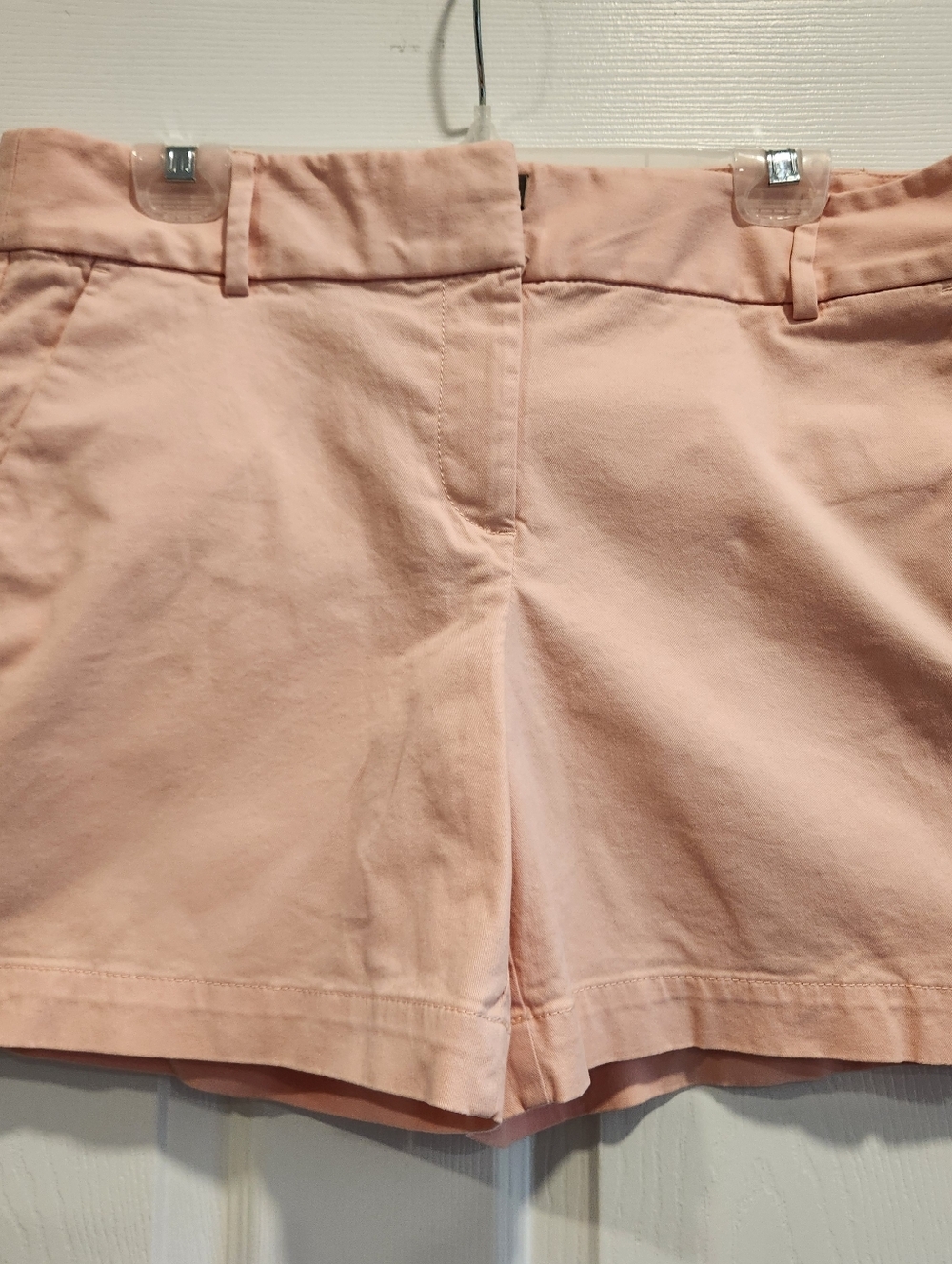 LOFT Riviera Pale Pink Shorts With 6" Inseam - Picture 2 of 8